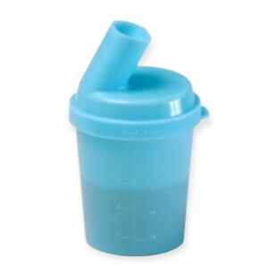 Pill swallowing cup by Oralflo, 2 pack, for kids, seniors